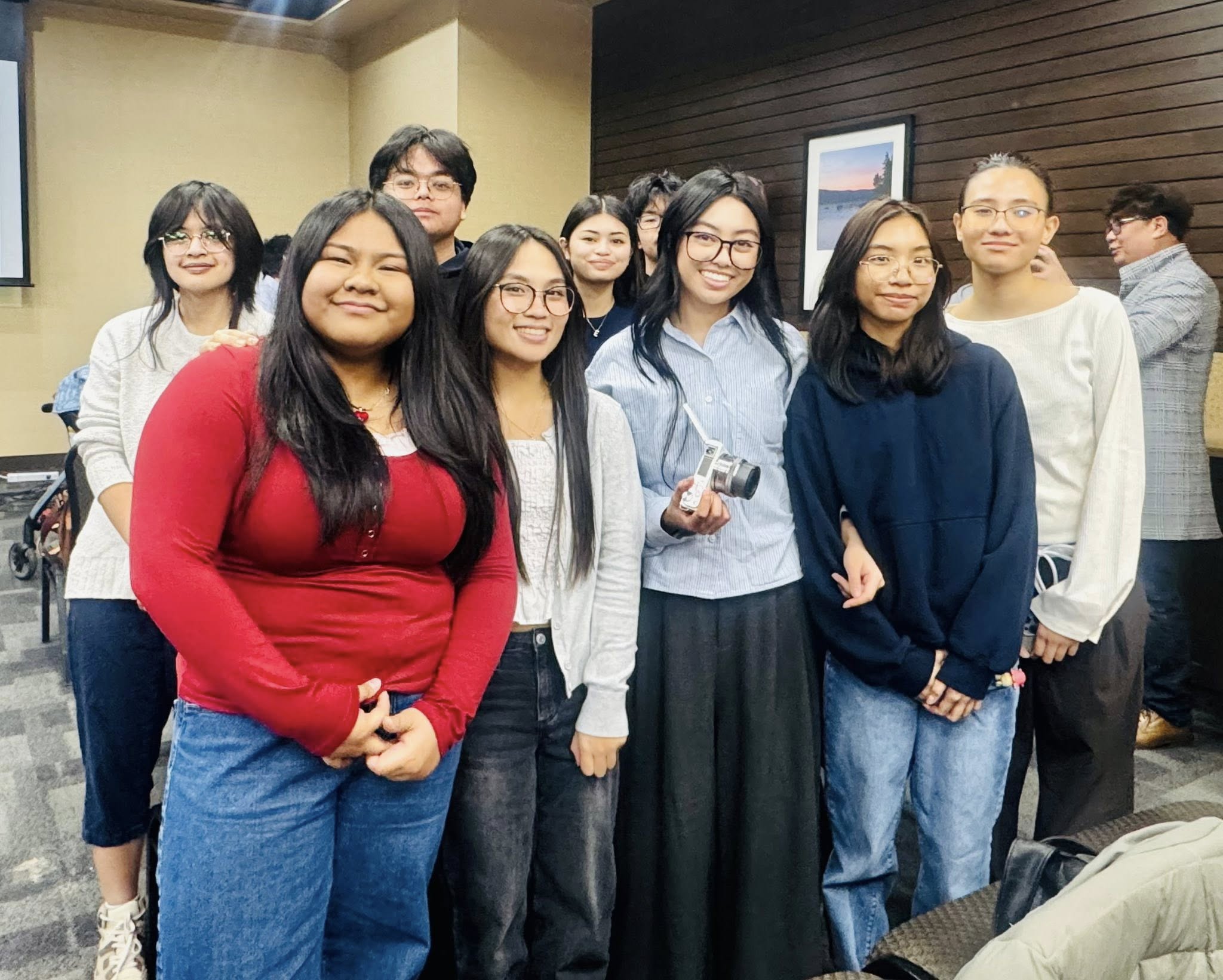 Bible study session with open scriptures